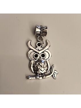 OWL 2 Charm for European Style Bracelets Fits Pandora Systems